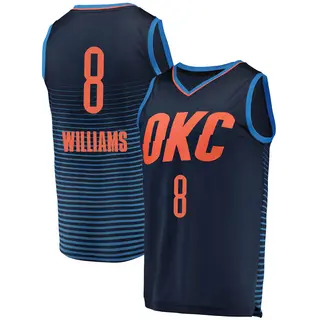 Men's Fanatics Branded Jaylin Williams Blue Oklahoma City Thunder 2021/22 Fast Break Replica Jersey - Icon Edition Size: 4XL
