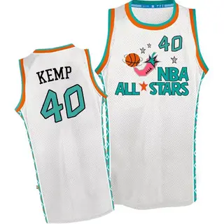 Men's Shawn Kemp Oklahoma City Thunder White 1996 All Star Throwback Jersey - Authentic