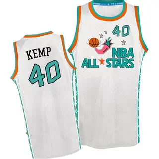 Men's Shawn Kemp Oklahoma City Thunder White 1996 All Star Throwback Jersey - Swingman