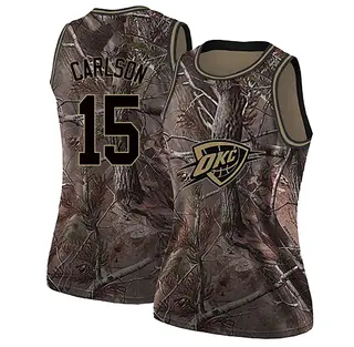 Women's Branden Carlson Oklahoma City Thunder Camo Realtree Collection Jersey - Swingman