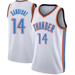 Youth Payton Sandfort Oklahoma City Thunder White Jersey - Association Edition - Swingman