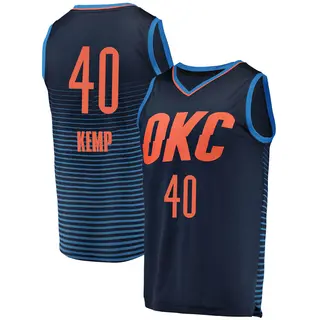 Youth Shawn Kemp Oklahoma City Thunder Navy Replica Jersey - Statement Edition - Fast Break